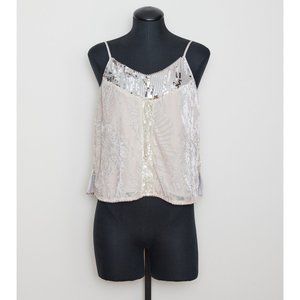 Tiny Sequin and Velvet XS Camisole